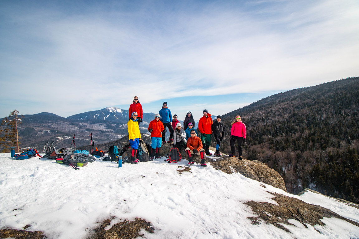 Atop Roostercomb (Category:  Ice Climbing)