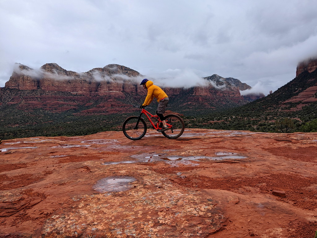 Slim Shady on the way to Hogsback (Category:  Biking, Climbing)