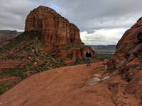 Clark on Bell Rock (Category:  Biking, Climbing)