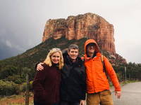 Meeting up with Brian and Lori (Category:  Biking, Climbing)