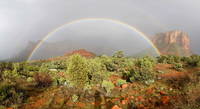 Double rainbow (Category:  Biking, Climbing)