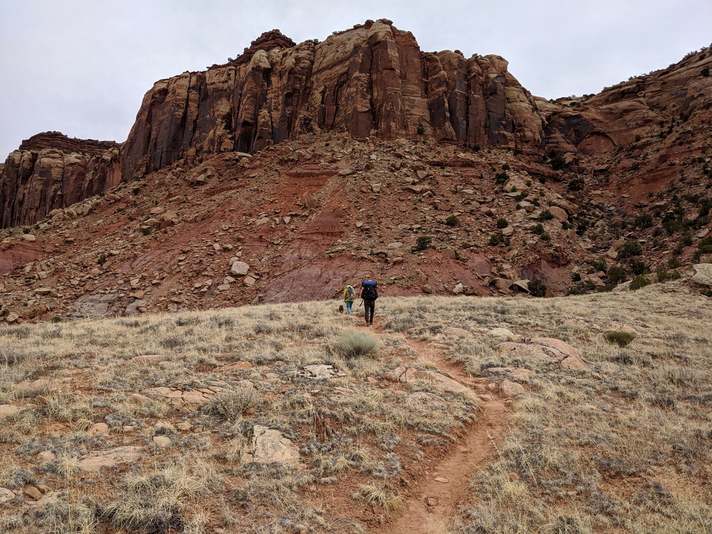 Approaching Way Rambo (Category:  Biking, Climbing)