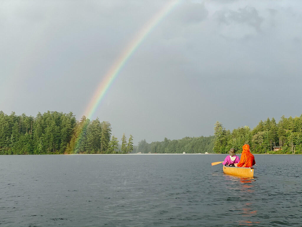 Rainbow photo shoot (Category:  Paddling, Climbing)