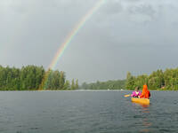 Rainbow photo shoot (Category:  Paddling, Climbing)