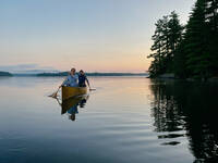 Early morning paddling in the mist (Category:  Paddling, Climbing)