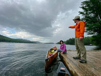 Let's go that way (Category:  Paddling, Climbing)