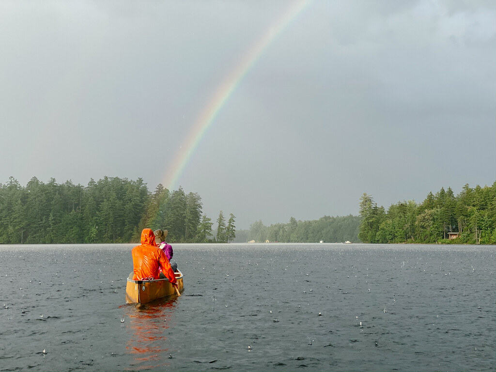 Rainbow photo shoot (Category:  Paddling, Climbing)