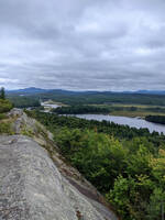 Hiking the ridge above Low's Lake (Category:  Paddling, Climbing, Biking)