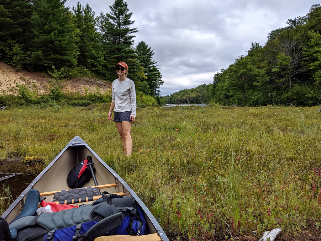 Floating bog! (Category:  Paddling, Climbing, Biking)