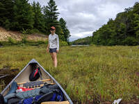 Floating bog! (Category:  Paddling, Climbing, Biking)