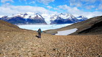 Atop Paso John Gardner, looking at Glacier Grey (Category:  Photography)