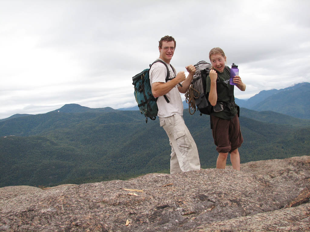 Me and Beth on top of Hurricane Mountain. (Category:  Photography)