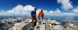 Adam and I on the summit of the Grand Teton (Category:  Photography)