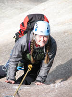 Anna following the first pitch of The Pulpit. (Category:  Photography)