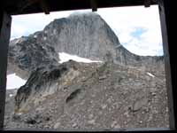 View out the window of the Applebee outhouse. (Category:  Photography)