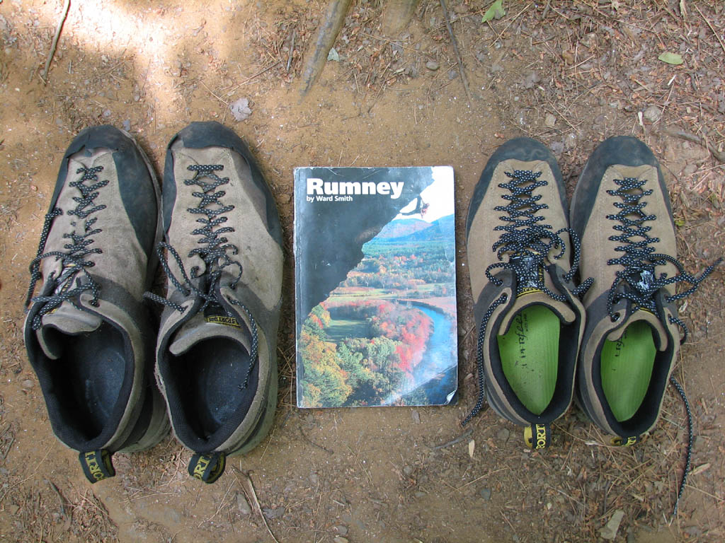 I don't know why I took this picture.  Thanks for letting us borrow your guidebook, Keith! (Category:  Rock Climbing)