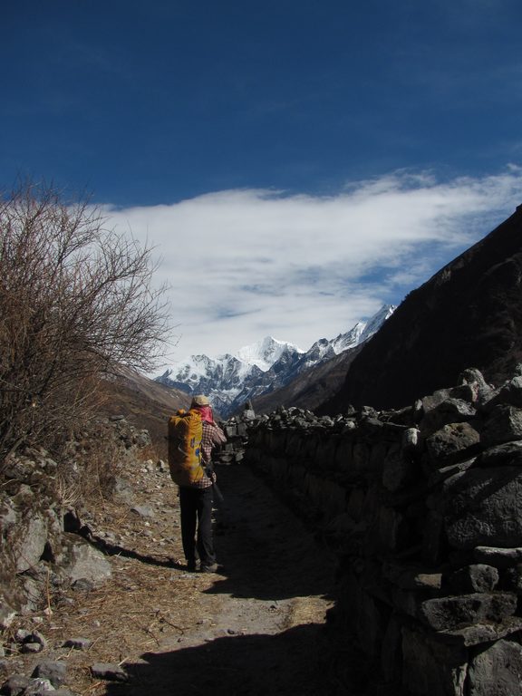 Mani wall.  Some are two meters tall and hundreds of meters long. (Category:  Travel)
