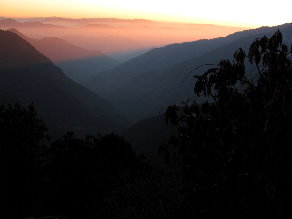 Sunset in Ghopte. (Category:  Travel)