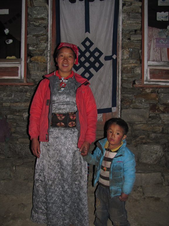 Chuke and her nephew. (Category:  Travel)