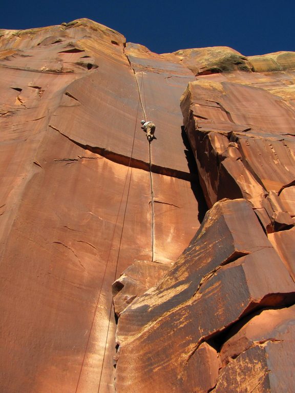 Me on Supercrack. (Category:  Rock Climbing)