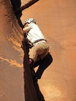 Me on Amaretto Corner. (Category:  Rock Climbing)