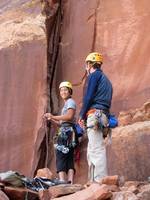 Aramy and Keith. (Category:  Rock Climbing)