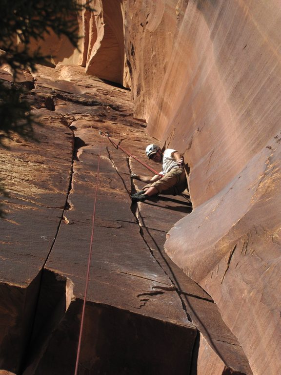 That's me on Mr. Peanut. (Category:  Rock Climbing)
