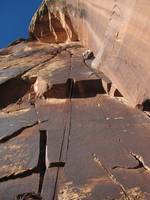 That's me on Mr. Peanut. (Category:  Rock Climbing)