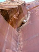 Me leading Incredible Hand Crack. (Category:  Rock Climbing)