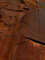 Guy leading Supercrack. (Category:  Rock Climbing)