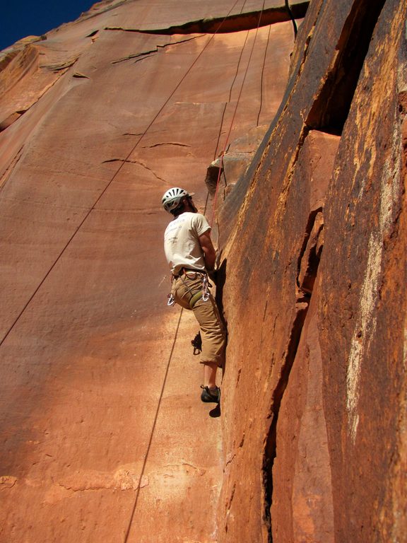 Me on Supercrack. (Category:  Rock Climbing)