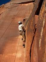 Me on Supercrack. (Category:  Rock Climbing)
