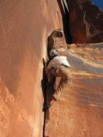Me on Supercrack. (Category:  Rock Climbing)
