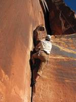 Me on Supercrack. (Category:  Rock Climbing)