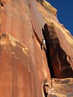 Me on Supercrack. (Category:  Rock Climbing)