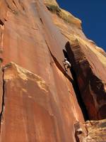 Me on Supercrack. (Category:  Rock Climbing)
