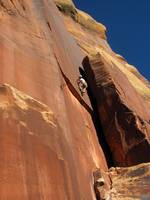 Me on Supercrack. (Category:  Rock Climbing)